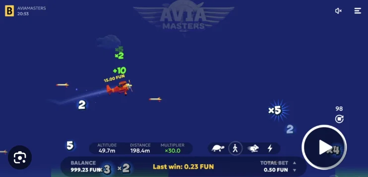 Pagos y retiros en Avia Masters